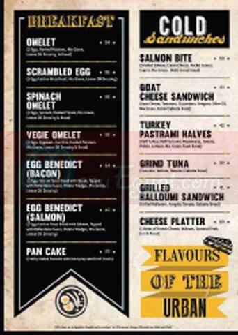 Grind Burger delivery menu